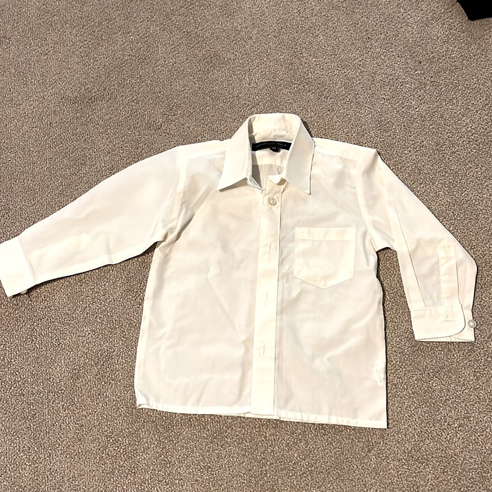 Boys off-white dress shirt
